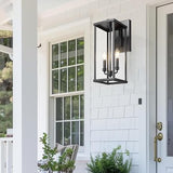 Bestshared Outdoor Wall Light, 20 Inch Modern Exterior Wall Sconce with Clear Glass, Weather Resistant Outside | Lumora