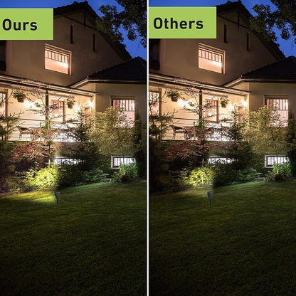 Good Earth Lighting Solar LED Landscape Security or Strobe Path Light in Matte Black, Motion Sensor with Auto Off, 200 Lumens, 5000K Color Temperature, IP65 Rated