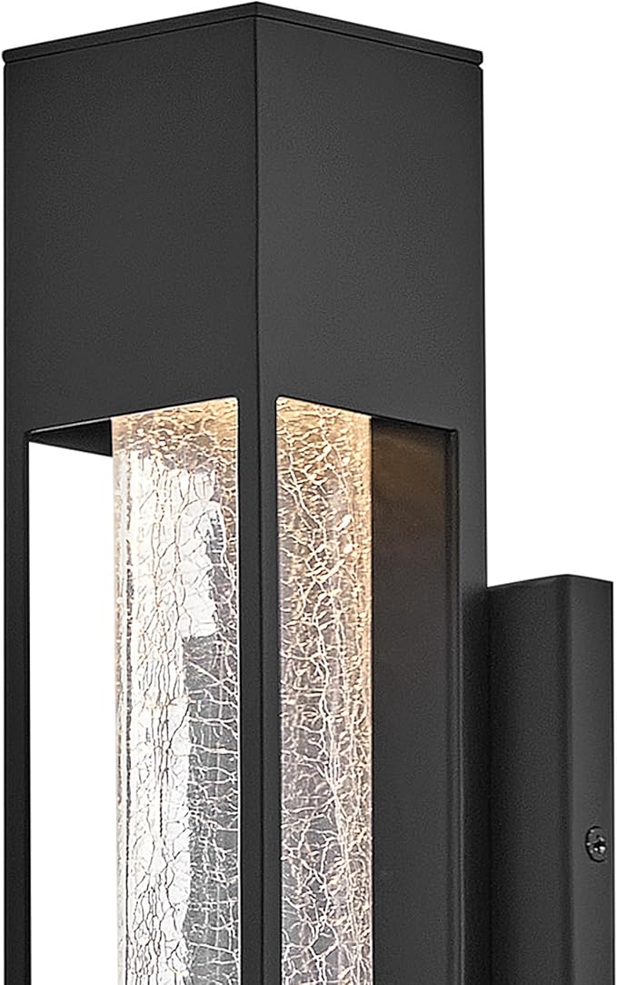 Hinkley Vapor Small Wall Mount Lantern, Black | Lumora