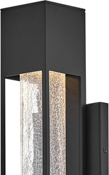 Hinkley Vapor Small Wall Mount Lantern, Black | Lumora