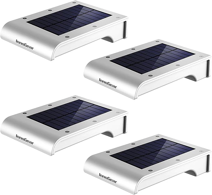 InnoGear Gutter Lights, 24 LEDs Outdoor Solar Lighting Wall Mount Motion Sensor for Security, IP65 Waterproof for | Lumora