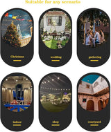164FT Outdoor String Light Hanging Kit | Black Vinyl-Coated 304 Stainless Steel Wire Rope | Turnbuckles & Hooks | | Lumora