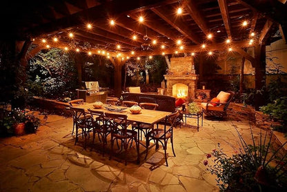 Lampat String Lights, LED 100 Light Bulbs, 100Ft G40 Globe String Lights with Bulbs-UL Listd for Indoor/Outdoor Commercial Decor