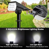 T-SUNUS 20 LED Solar Spotlights, IP65 Waterproof 2-in-1 Outdoor Solar Landscape Light for Yard Garden Driveway | Lumora