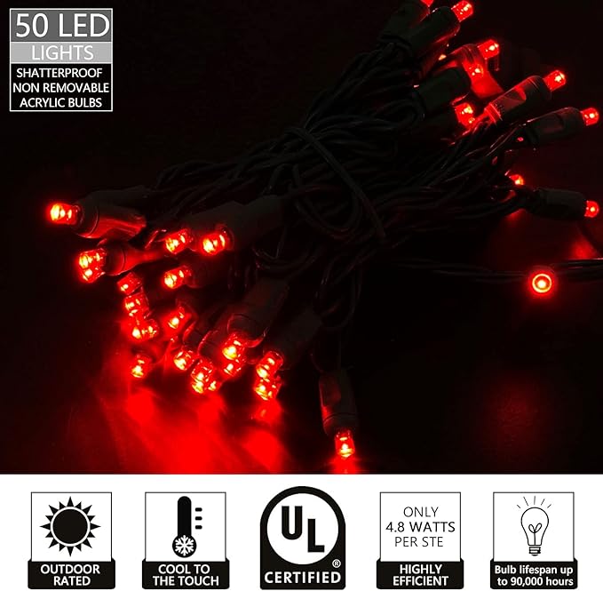 5MM Mini LED Christmas Lights,Led String Lights for Outdoor and Indoor Christmas Trees Decoration,Commercial | Lumora