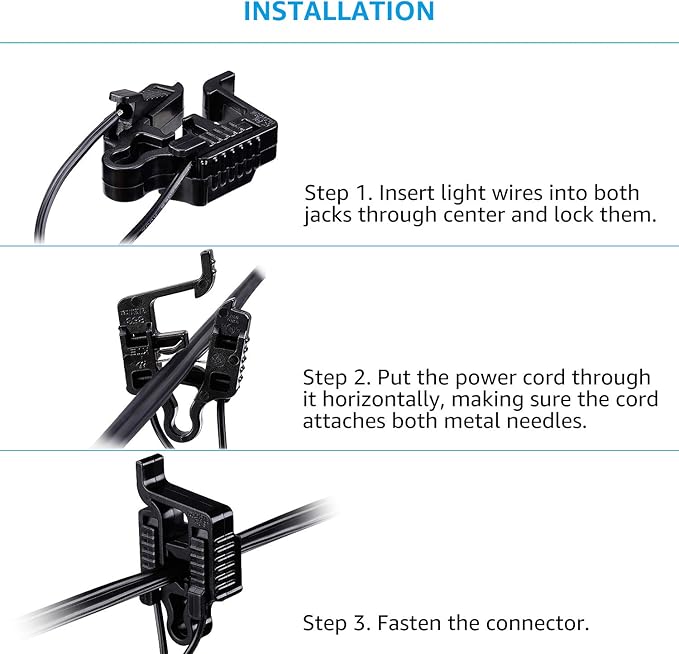 LEONLITE Low Voltage Landscape Wire Connector, Outdoor Light Cable Connectors for Pathway Lights/In-ground | Lumora