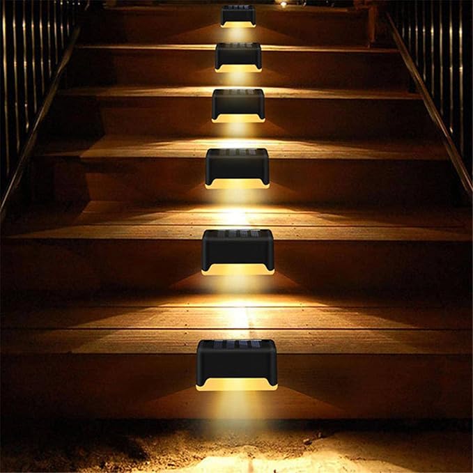 MBETA LED Solar Stair Light Waterproof Outdoor Garden Walkway Patio Patio guardrail Step Light Landscape lamp | Lumora