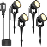 Warm White Spot Lights, Outdoor 3000K LED Spotlights, Outside Landscape Lighting IP65 Waterproof Garden Uplights | Lumora