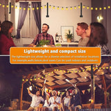 10 Pack 2.8FT String Light Poles,Light Poles for Outside String Lights,Outdoor Light Poles Metal Pole Stand for | Lumora