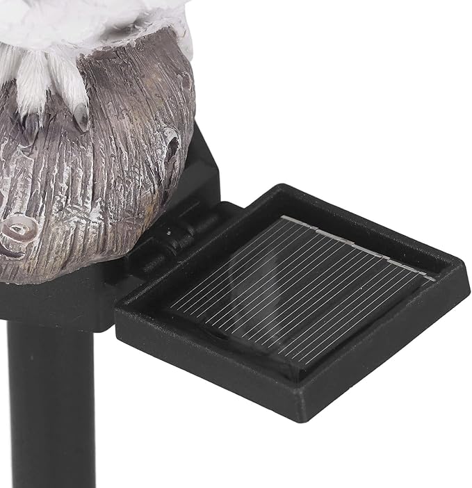 Solar Pathway Lights Outdoor, Owl Design Solar, Warm Light 44cm - Energy Saving Solar Powered, Waterproof Landscape Lighting for Patio Yard Driveway