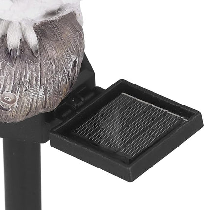 Solar Pathway Lights Outdoor, Owl Design Solar, Warm Light 44cm - Energy Saving Solar Powered, Waterproof Landscape Lighting for Patio Yard Driveway