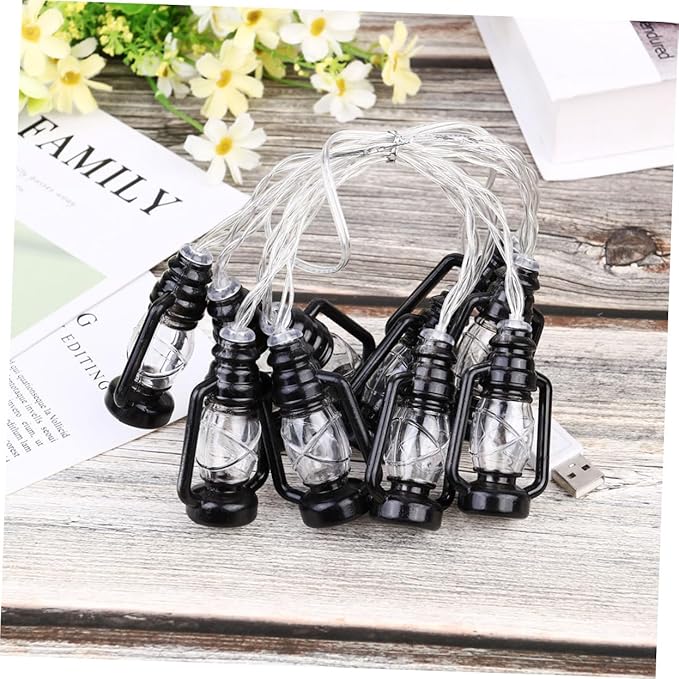 Led String Lights for Decorative Mason Jar Warm Edison Kerosene Bottle Light Energy-efficient USB-Powered for Holiday Decor