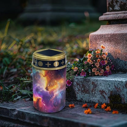 Starry Sky Decorations Solar Lights,Stake Lights, Outdoor Waterproof Memorial Day Decorations Patriotic Lights for Garden Yard Pathway Grave