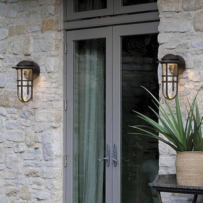 WAC Lighting dweLED, Steampunk 13in LED Indoor and Outdoor Wall Light 3000K in Bronze
