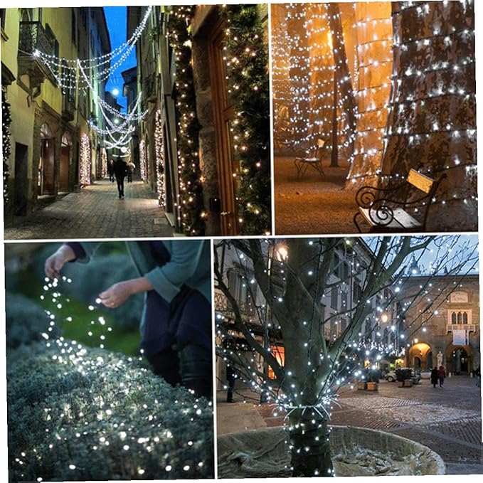 2 Sets Solar LED String Lights Outdoor LED Multi-hue Garden Solar Powered Fairy Lights for Trees Patio Decorations | Lumora