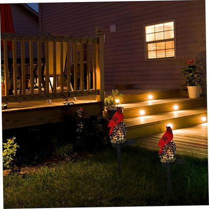 Solar Garden Stake Light Creative Cartoon Bird Design Solar Lamp for Lawn Patio Garden Decor Easy Installation Automatic Dusk Activation for Outdoor Spaces