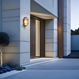 Outdoor Wall Light European Waterproof Anti-Rust Die-Cast Aluminum Frame Clear Glass Shade Exterior Wall Sconce | Lumora