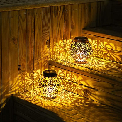 Garden Solar Lights Multi-Color Changing LED Flower Stake Light Decorative Landscape Lawn Yard Outdoor Lights The Length is About 145*145*155mm/6 *6*6inch