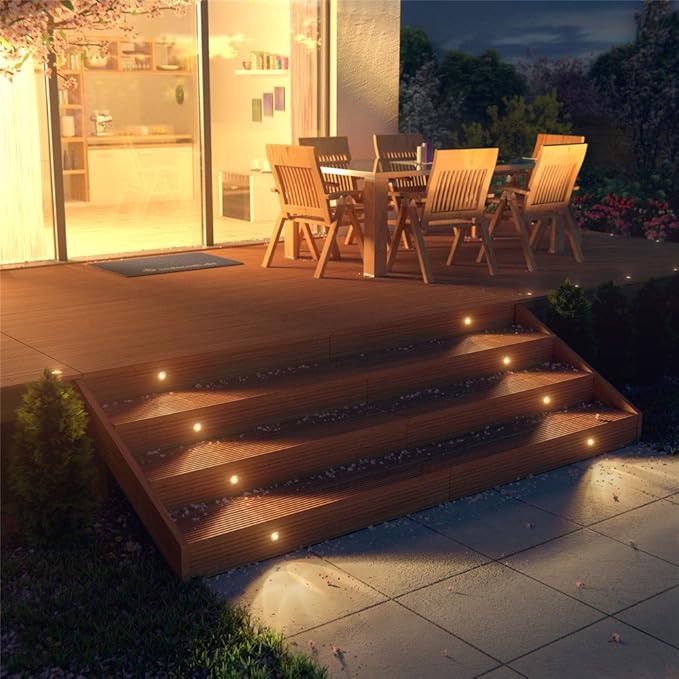 FVTLED Low Voltage LED Deck Light Waterproof Outdoor Garden Yard Decor Lamps Recessed Wood Decking Stair Landscape | Lumora
