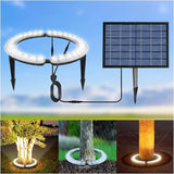Solar Palm Tree Lights,Super Bright 32 Led 5 V 12000mah Landscape Spotlights for Big Tree Lighting Solar Uplights | Lumora