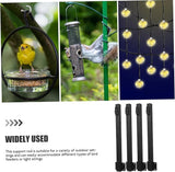 4pcs Durable String Light Poles for Outside Resistant Hanger for Bird Feeders and Outdoor Lights Easy Installation | Lumora