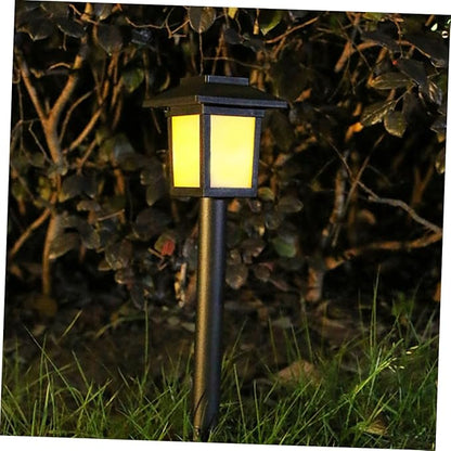 POPETPOP 4pcs Solar Garden Lights Led Outdoor Landscape Lamps Easy to Install Solar Energy Lighting for Patio and Pathway Decor