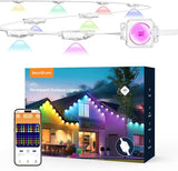 Permanent Outdoor Lights, 150FT with 96 Smart RGB LED Lights, DIY Scene Mode, IP68 Waterproof Christmas Lights for | Lumora