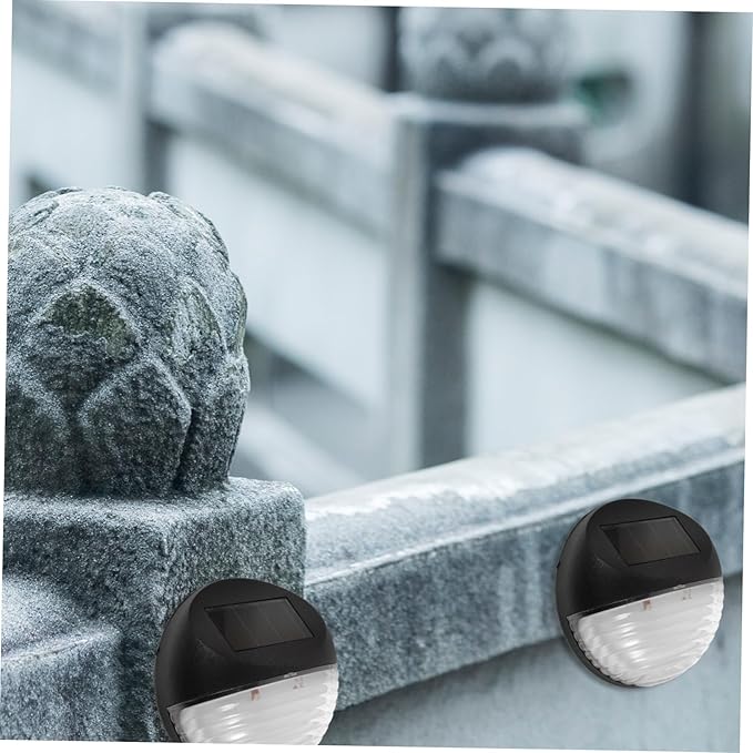 Led Solar Pathway Lights for Garden 4 Pack Solar-Powered Outdoor Stairs Fence Security Lamps Low Voltage Deck Lights
