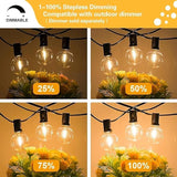 Banord 100FT G40 Globe String Lights, 2700K LED Outdoor Patio Lights String with 50 Dimmable Shatterproof Bulbs | Lumora