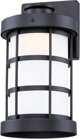 Westinghouse 6579100 Barkley Vintage One-Light Dimmable LED Outdoor Wall Light Sconce Matte Black Finish, Frosted | Lumora