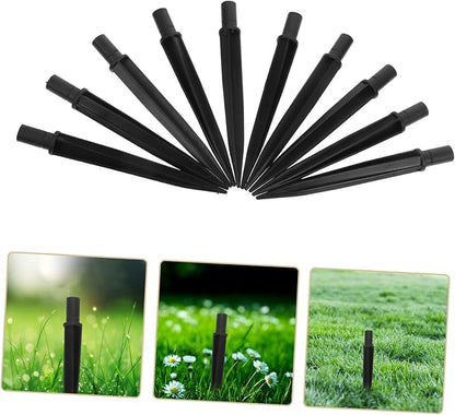 BESPORTBLE 10pcs Ground Stakes Garden Lights Landscape Yard Pathway Lamps Pole Led Ground Stake Lights No Tools Required