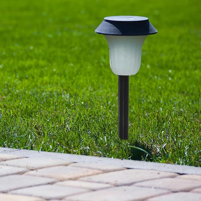 5pcs Solar Powered Plastic Ground Spike Lamp, Outdoor Landscape Lighting Stakes for Solar Lights, Durable Ground Plug, 5.5 Inches Height, Ideal for Gardens and Pathways