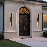 LamQee 39.4" Aluminum Long Outdoor Wall Lights, 3000K 1000LM 20W Integrated LED, Black Modern Exterior Lighting | Lumora