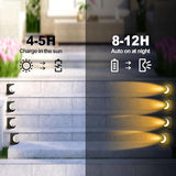 Crescent-Shaped Solar Lights for Outside Waterproof IP67,Long-Lasting LED Light Solar, Easy - Outdoor Path Light | Lumora