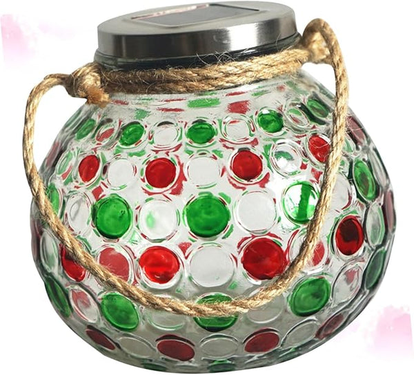 DOITOOL Solar Powered Glass Jar Led Lamp Decorative Hanging Light for Courtyard Garden and Patio Unique | Lumora