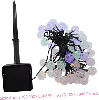 jojofuny 1set Led Solar String Lights Outdoor Decor Lamp for Gardens Patios and Parties and Solar Powered Lighting