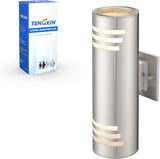 TENGXIN Outdoor Wall Lights,Exterior Wall Light Fixture with Stainless Steel Cylinder,Waterproof. | Lumora