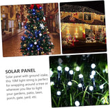 jojofuny 2sets Solar Led String Lights Outdoor Garden Led Auto Off Weatherproof | Lumora