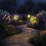 2 Pack Hummingbird Solar Lights Outdoor Hanging Lantern with Handle, Solar Powered Hummingbird Garden Decor for | Lumora