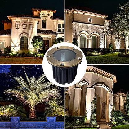 LED Low Voltage Landscape Lighting Well Lights 112, 173,174 (173 Bulb Included, 4 Pack)