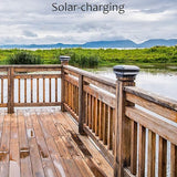 Sumaote Solar Post Cap Light for 4x4 Wooden Post, 52 LEDs 160 Lumen Outdoor Deck Lights IP65 Waterproof, 6000K | Lumora