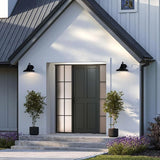 Progress Lighting P5623-31 District Collection 1-Light Farmhouse Outdoor Lantern Light, Textured Black, 12" W x | Lumora