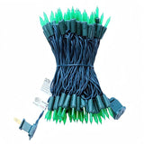 100 LED Green Christmas Lights, UL Certified and Commercial Decorative Lighting String 35 Ft Green Wire, for Indoor | Lumora