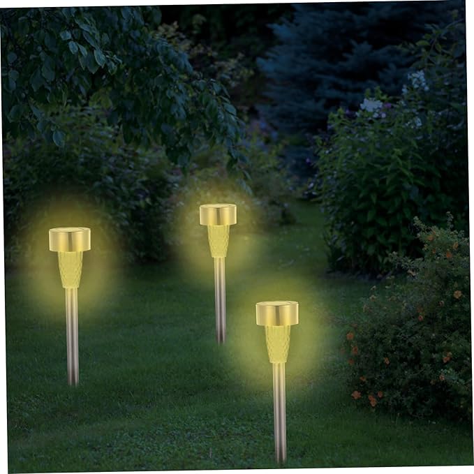 12pcs Solar Pathway Lights Outdoor Landscape Lighting Garden Stake Lights Solar Garden Decor Easy Install | Lumora