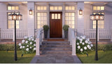 Collection Brimfield 1-Light Aged Iron Outdoor Wall Lantern | Lumora