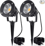 20W LED Landscape Lighting Outdoor Spotlight 120V AC Waterproof Yard Spot Lights Outdoor with Stake for Tree Flag | Lumora