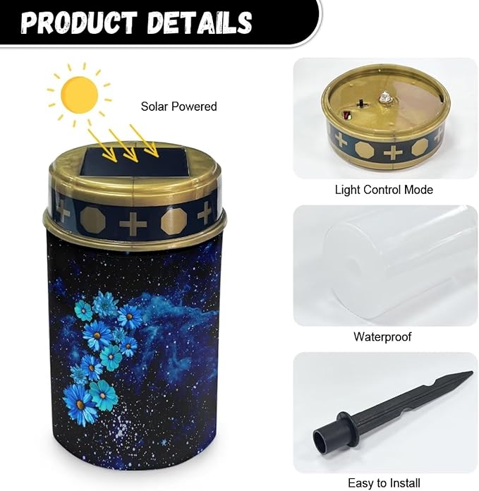 Solar Lights Outdoor,Daisy Solar Pathway Lights Outdoor Waterproof Solar Garden Lights, Outdoor Solar Lights for | Lumora
