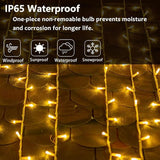 50 Counts Warm White LED Christmas Lights, 25ft Commercial Grade Outdoor String Lights - Waterproof UL Certified | Lumora