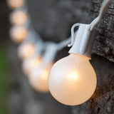 Wintergreen Lighting C9/E17 Light Stringer, 12' Socket Spacing, Outdoor String Light Patio Stringer, Fits C9/E17 | Lumora