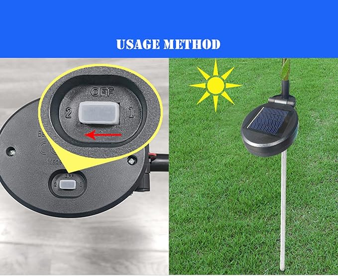 Solar Garden Lights, Solar Stake Light Simulation Flower Decorative LED Stake Lamp,Solar Flower Lights, Solar Lights for Garden Courtyard Lawn